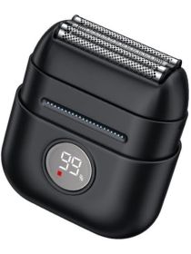 ZCYLPT Foil Shaver,Magnetic Electric Shaver for Men,Mini Reciprocating Portable with USB-C Rechargeable, Waterproof, Cordless, Double Floating Bl